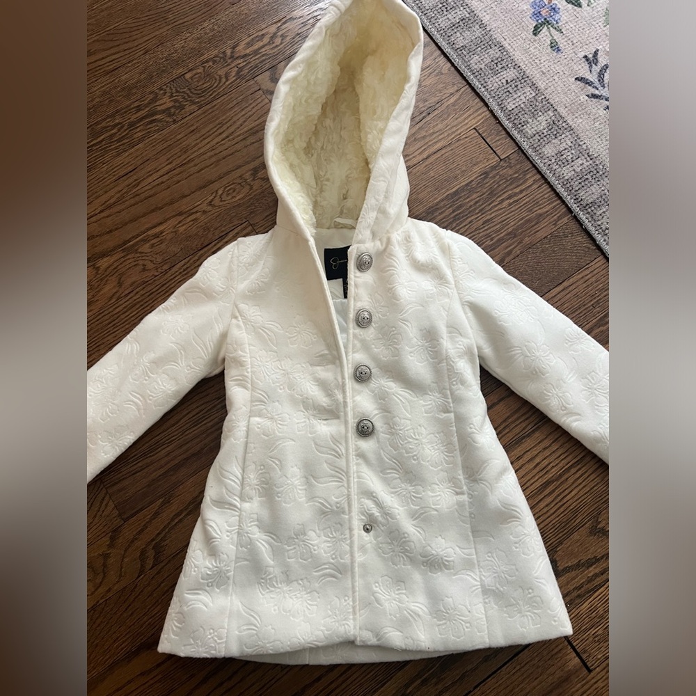White Jessica Simpson Winter coat 2T
